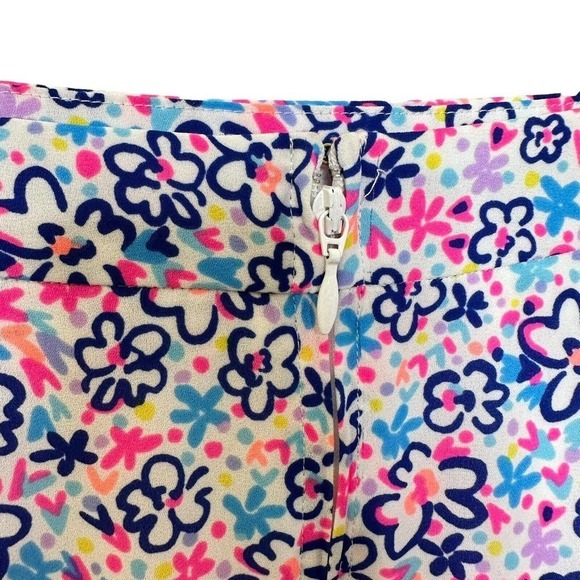 Lilly Pulitzer New Tilly Tiered Ruffle Skirt Multi Fun Sun Repeat Ditsy Skirt 00 - Picture 11 of 12